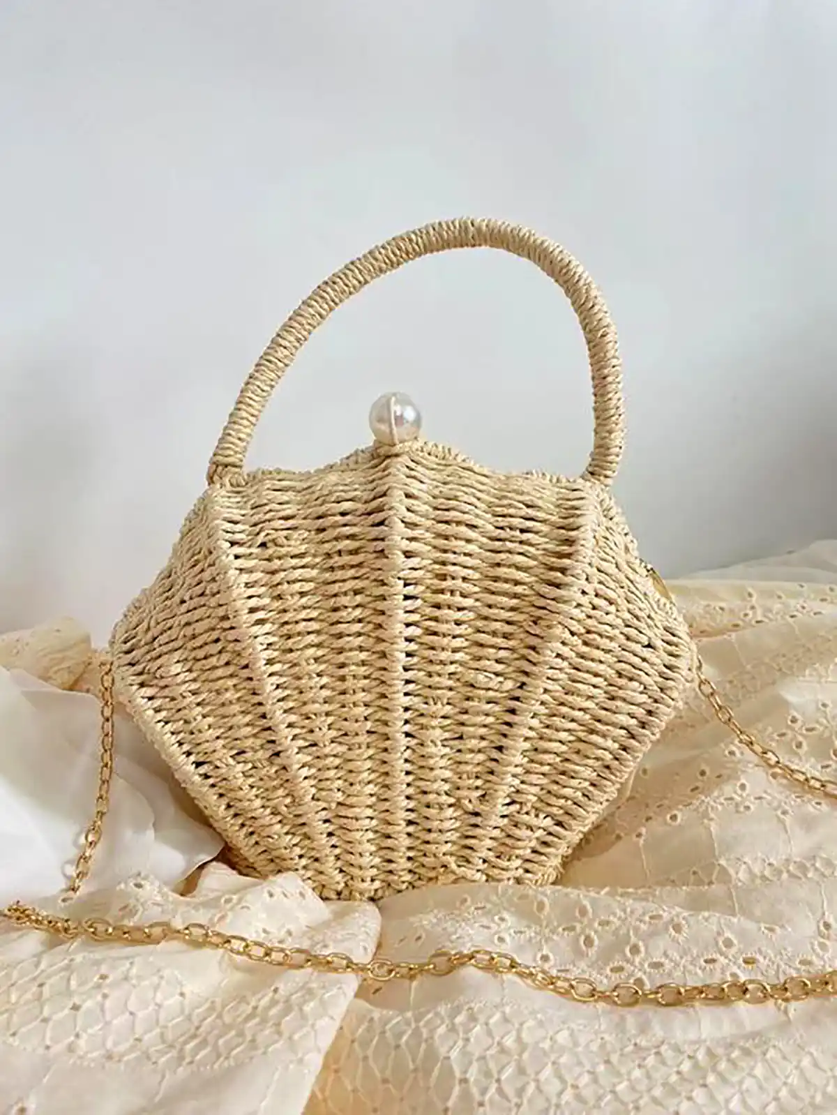 کیف دستی حصیری 