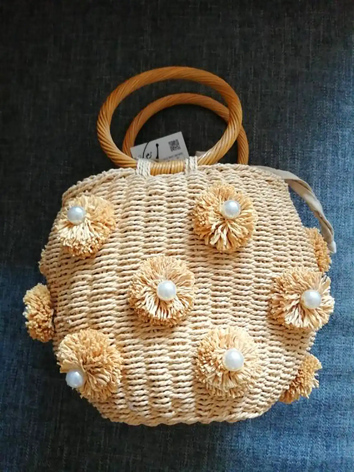 کیف دستی حصیری 