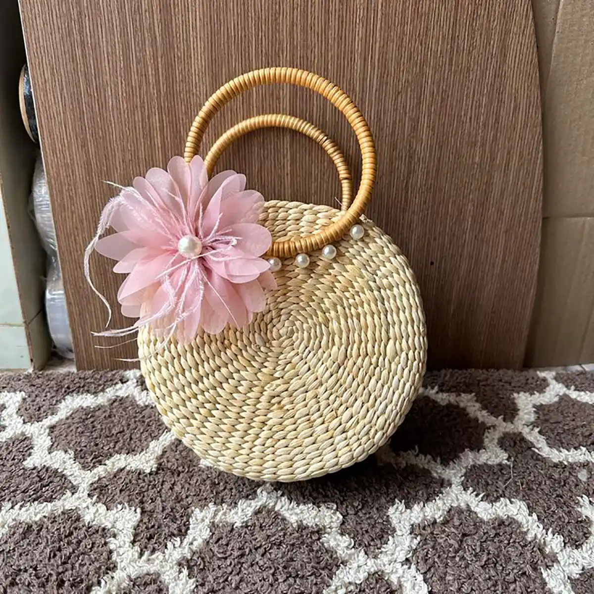 کیف دستی حصیری 