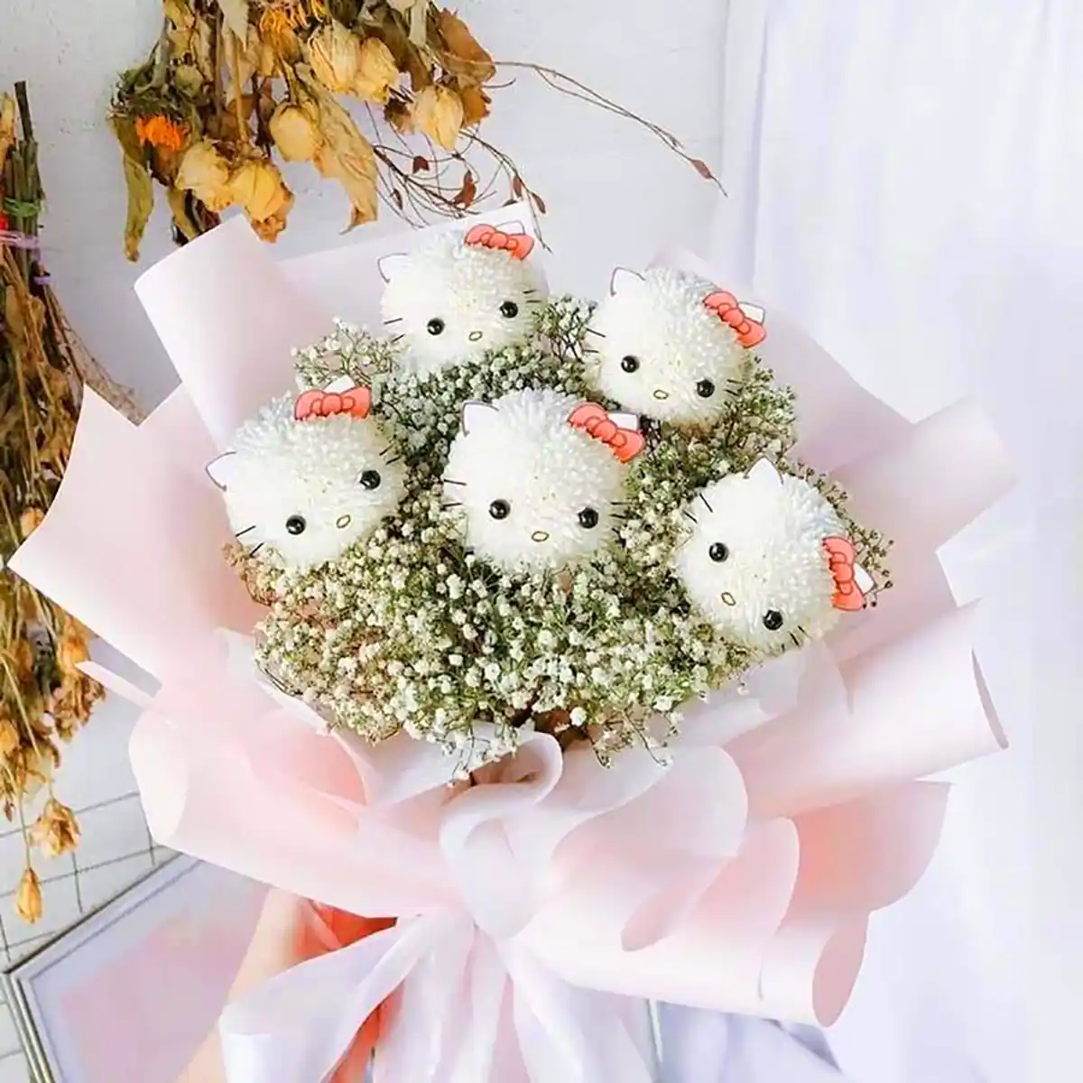 دسته گل توپی بامزه