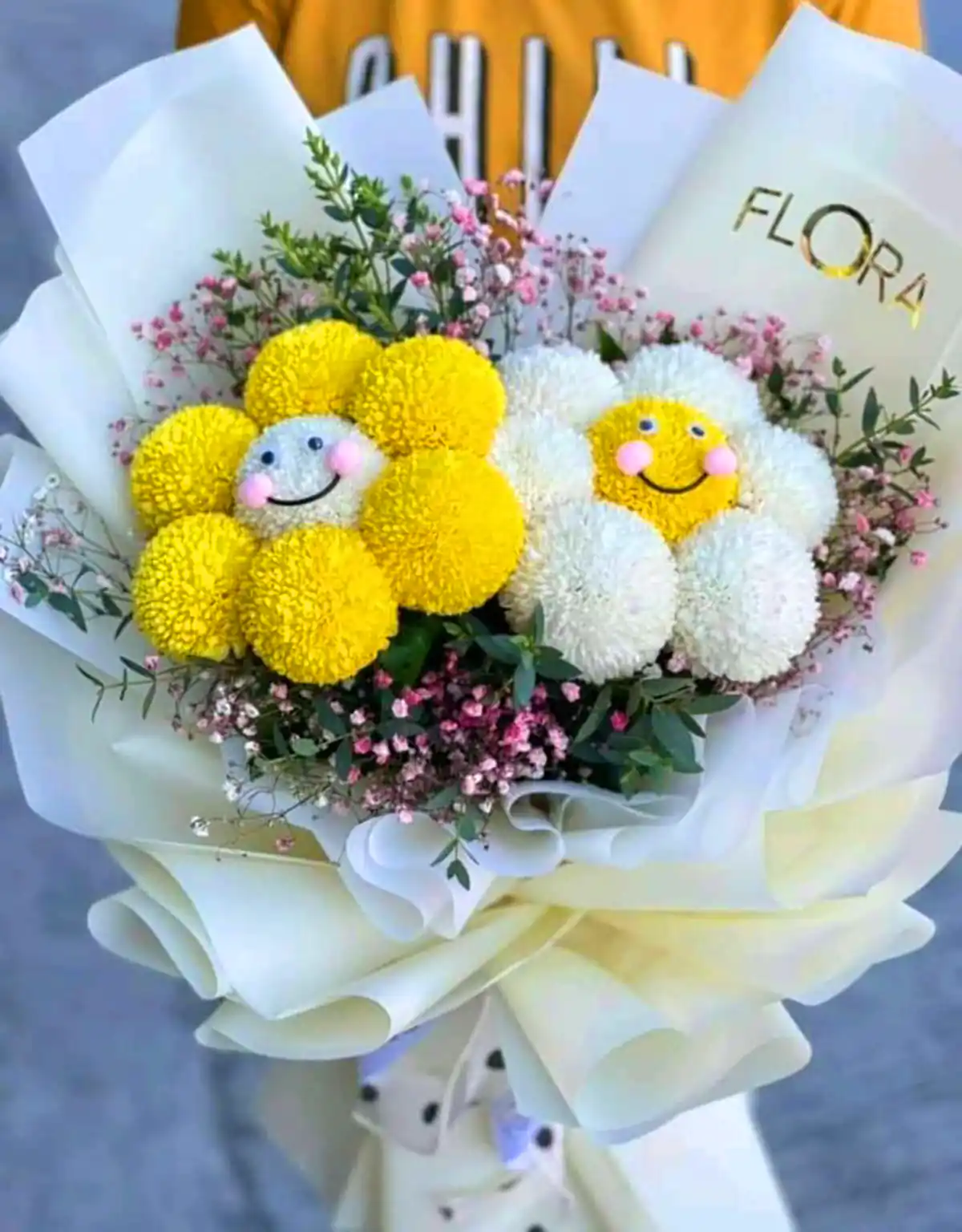 دسته گل توپی بامزه