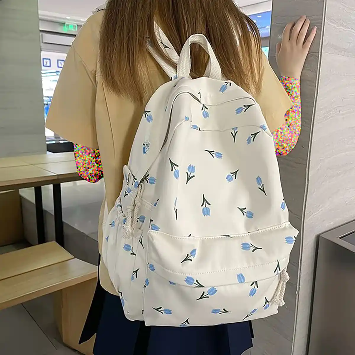 کوله سفید فانتزی دخترانه