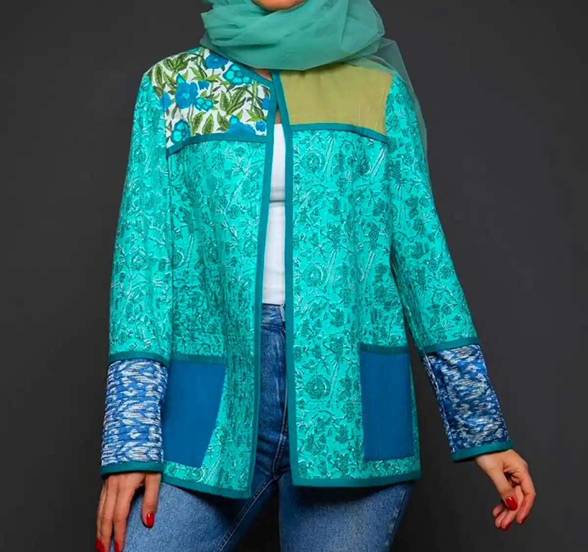 کت ابریشمی مجلسی