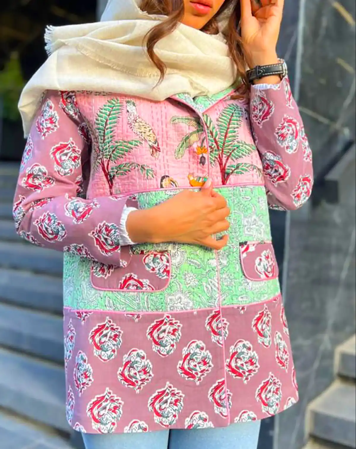 کت ابریشمی مجلسی