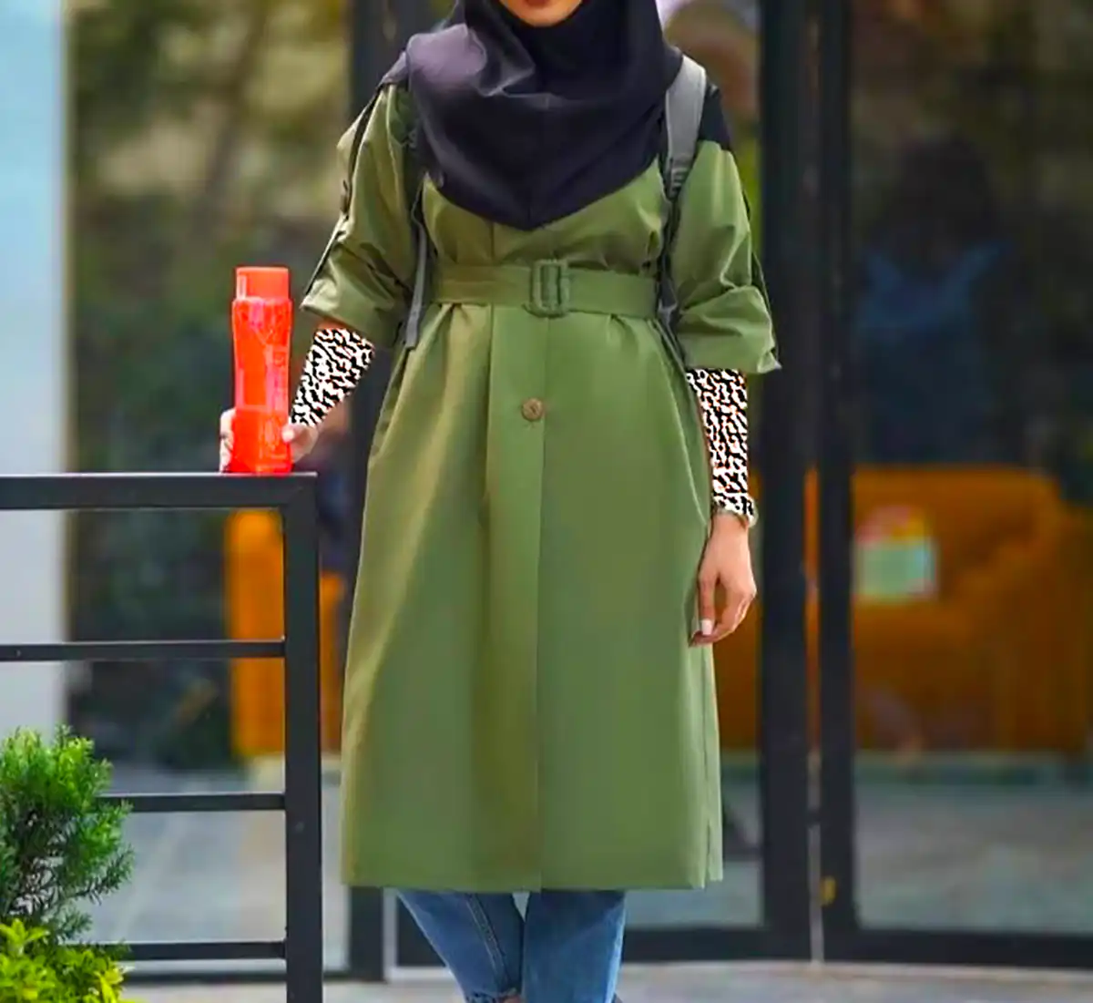 تیپ روزمره با مانتو دانشجویی