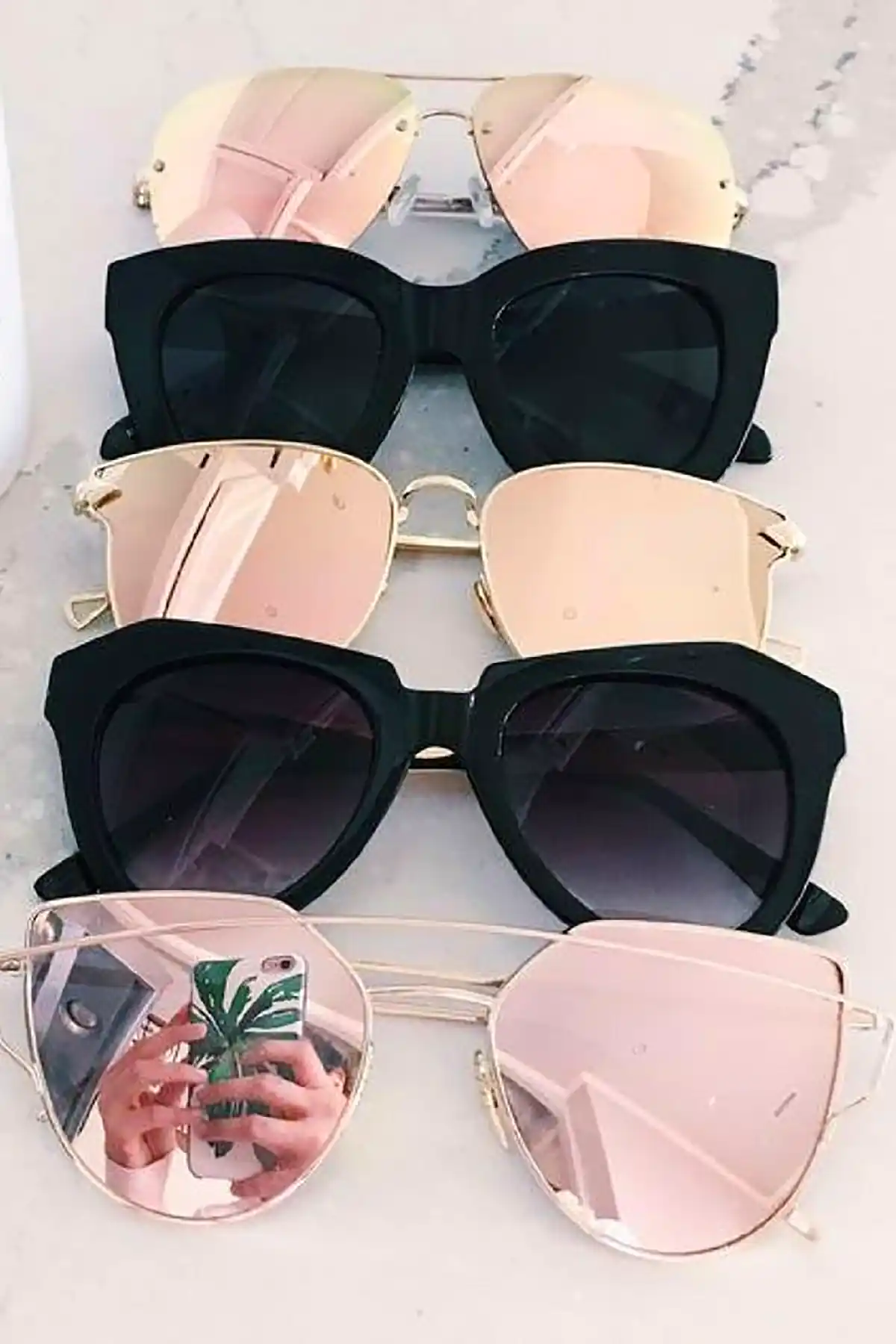 عینک آفتابی آیینه‌ای
