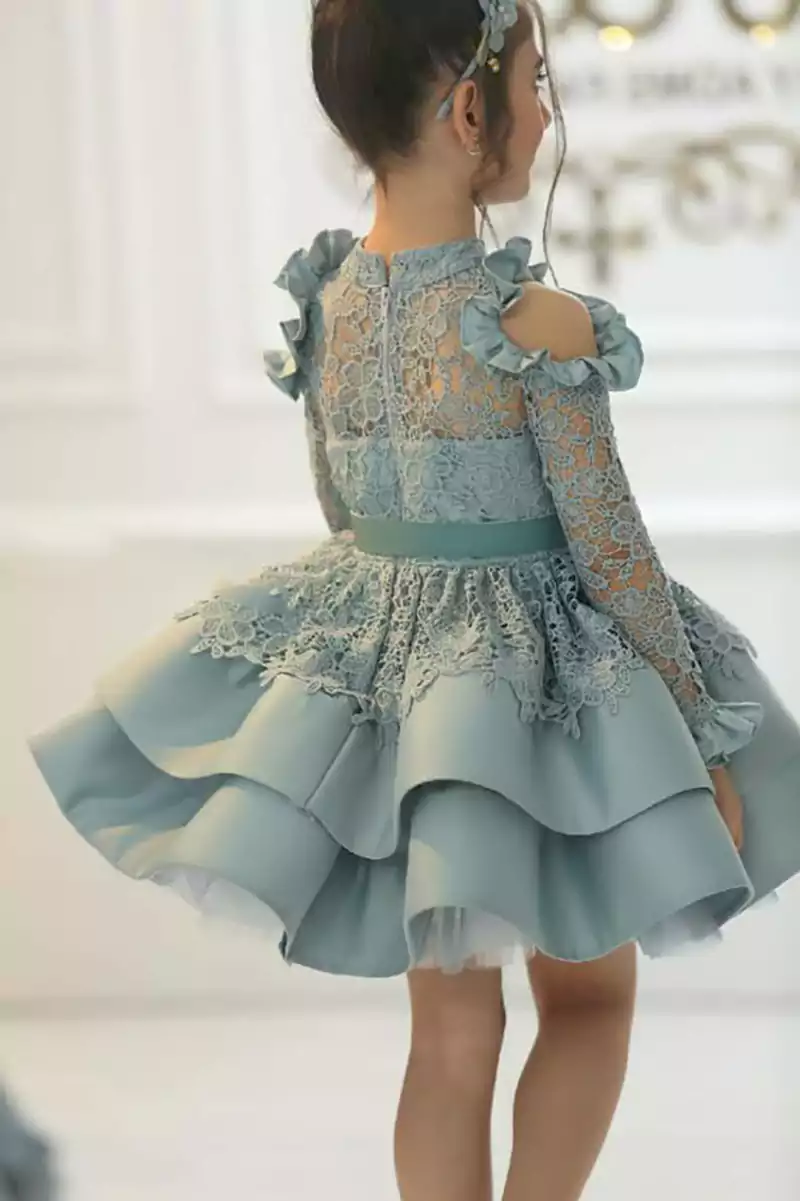 لباس مجلسی عروسکی بچگانه دخترانه
