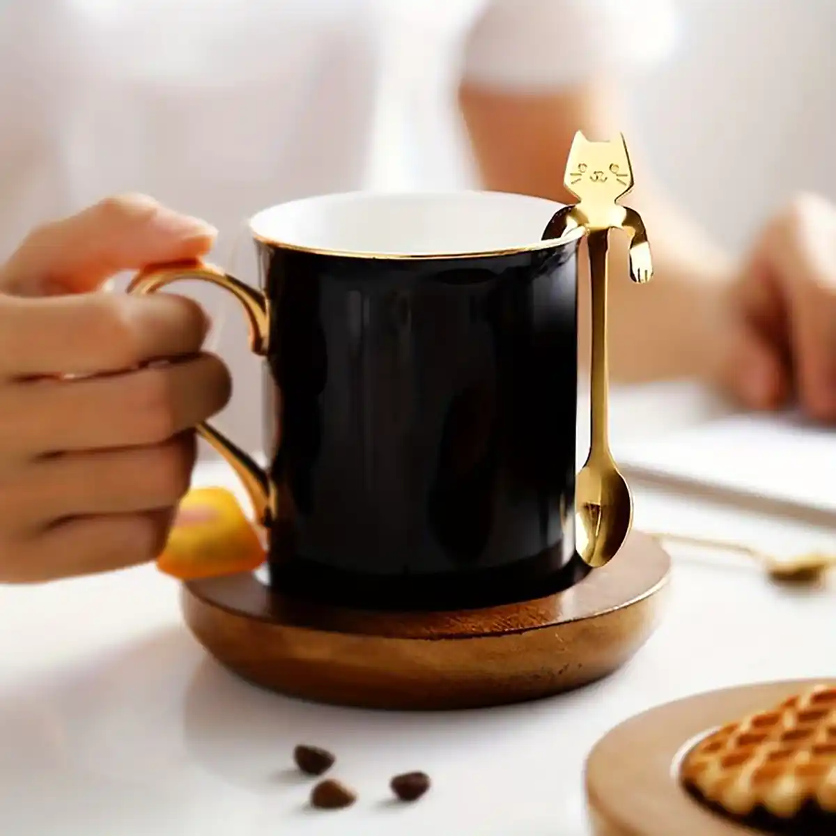 ماگ سرامیکی لوکس مشکی