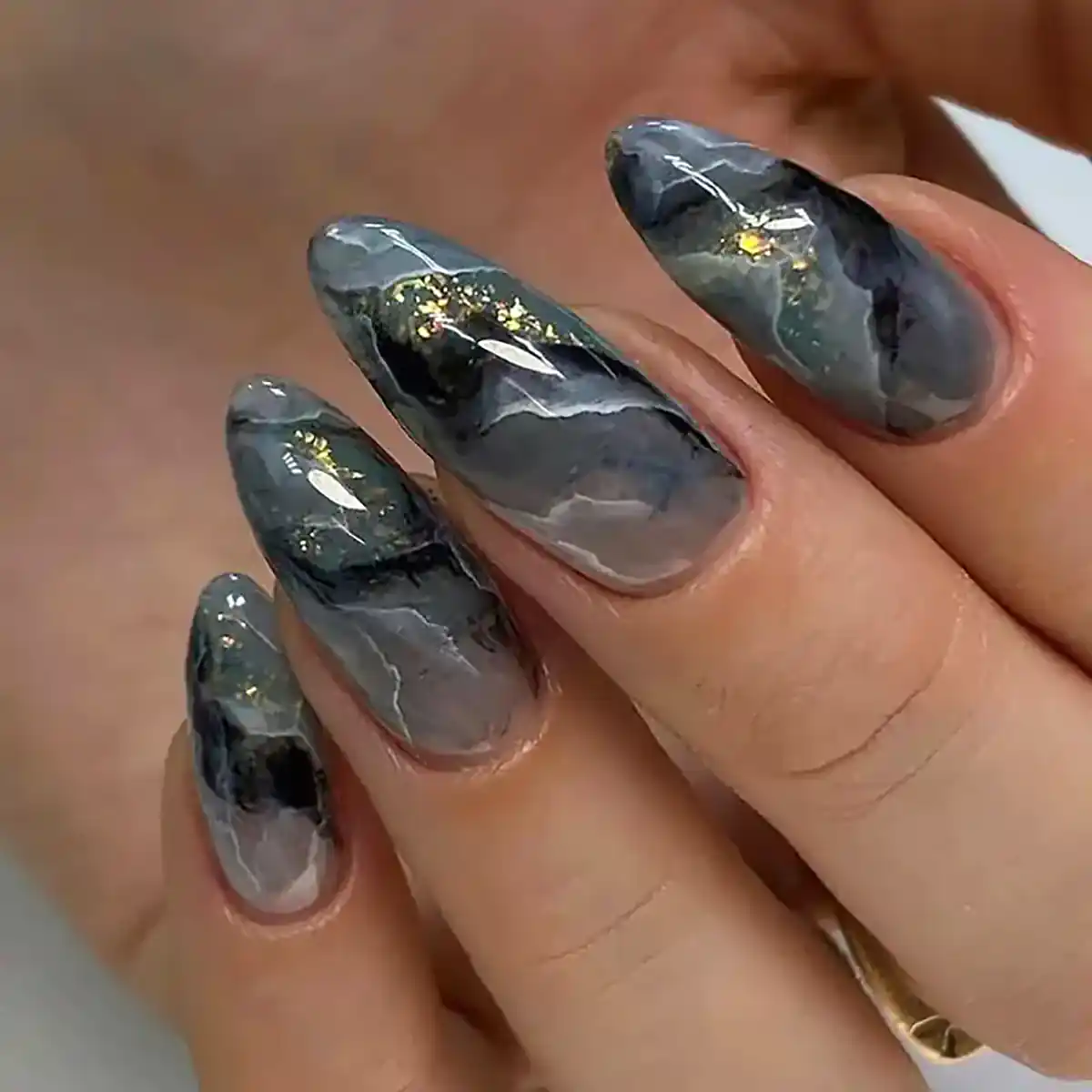 طراحی ناخن ماربل جذاب