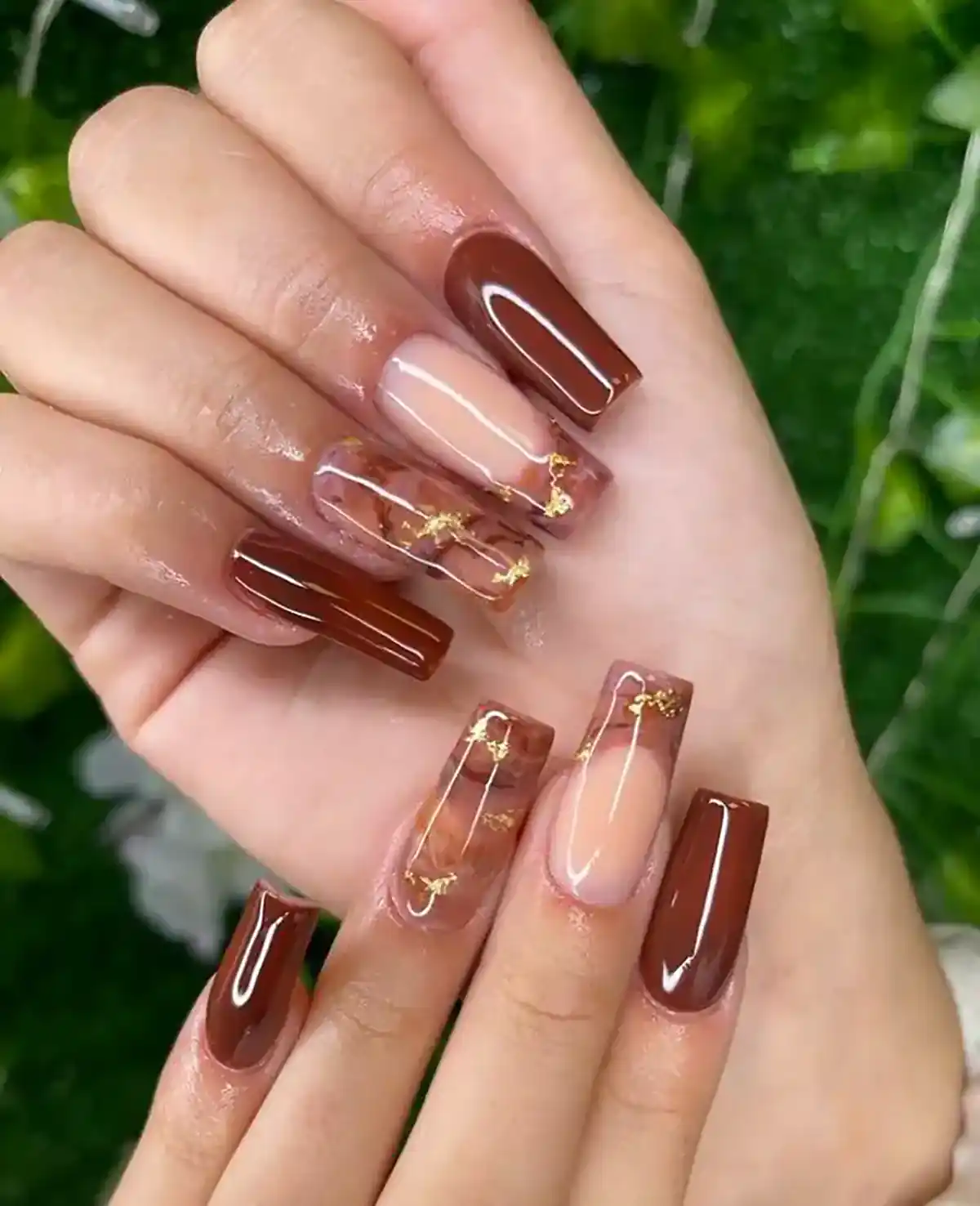 طراحی ناخن ماربل جذاب