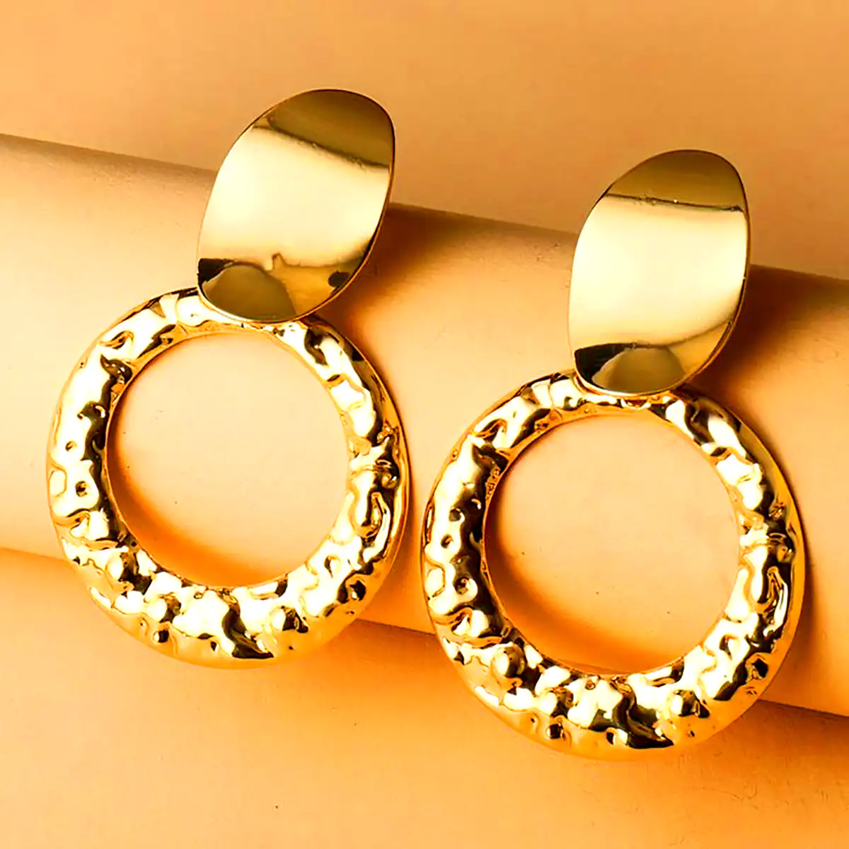 گوشواره حلقه ای ساده بزرگ