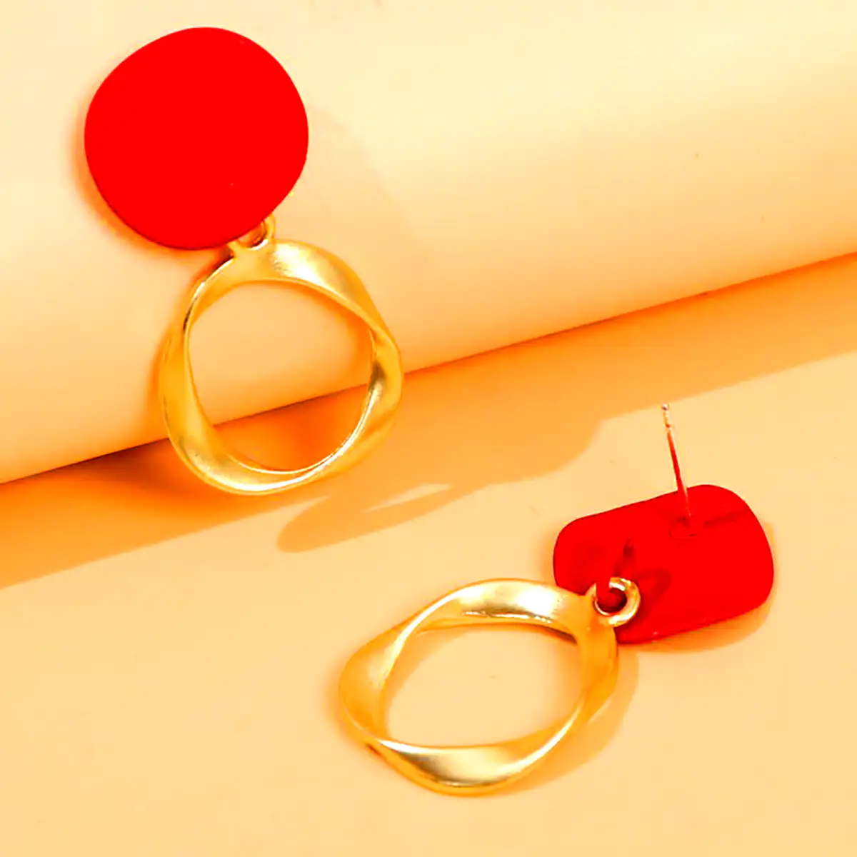 گوشواره حلقه ای ساده بزرگ