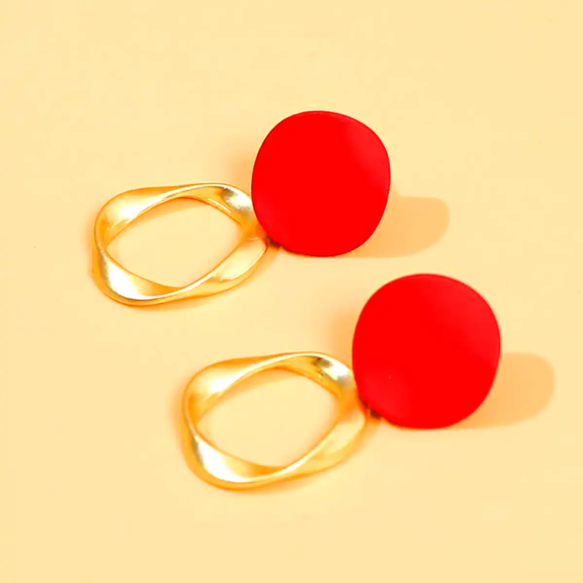 گوشواره حلقه ای ساده بزرگ