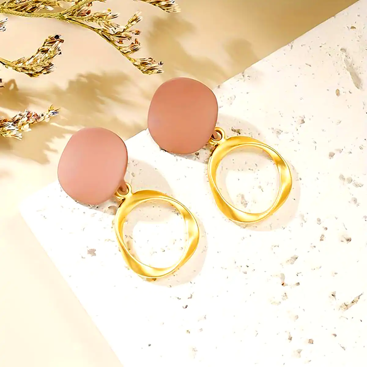 گوشواره حلقه ای ساده بزرگ