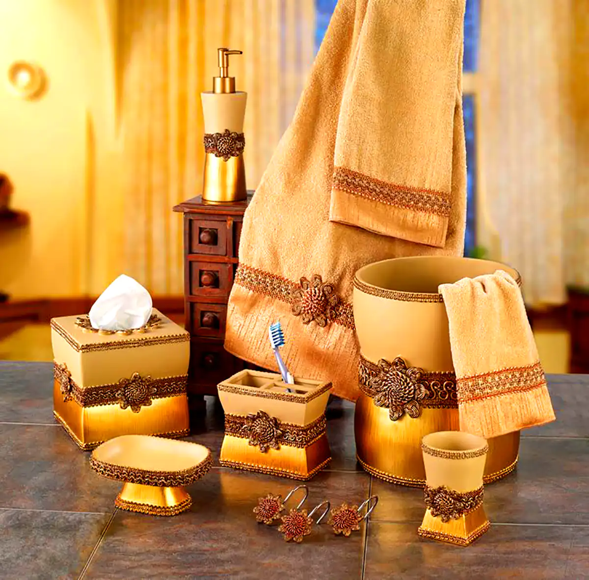 ست بهداشتی سرویس طلایی