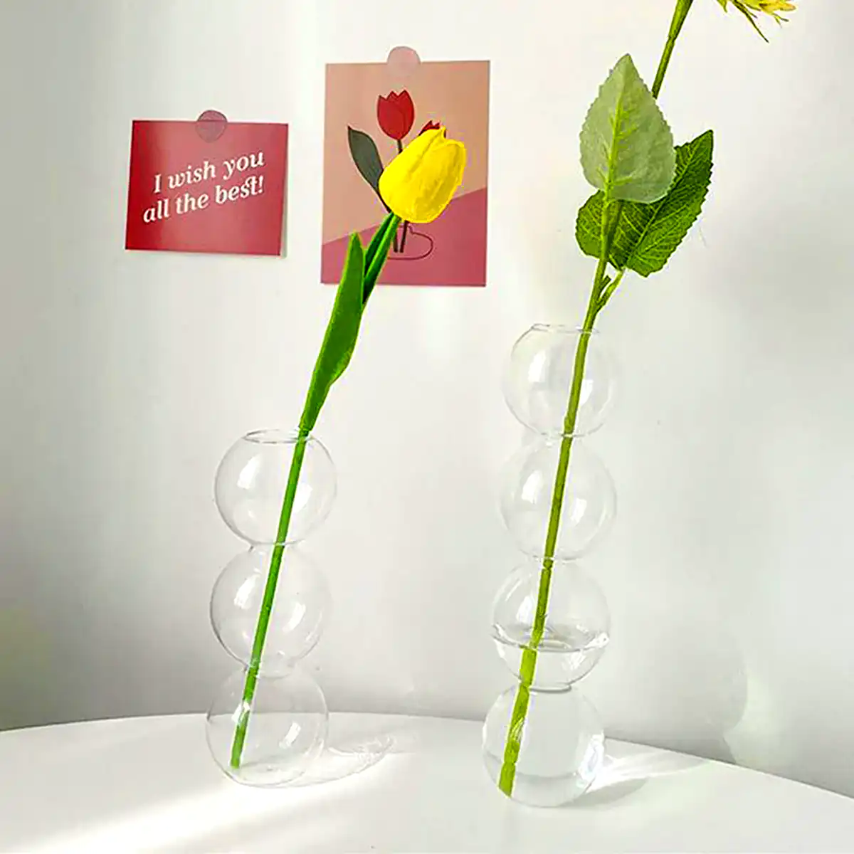 گلدون گرد استوانه ای رومیزی