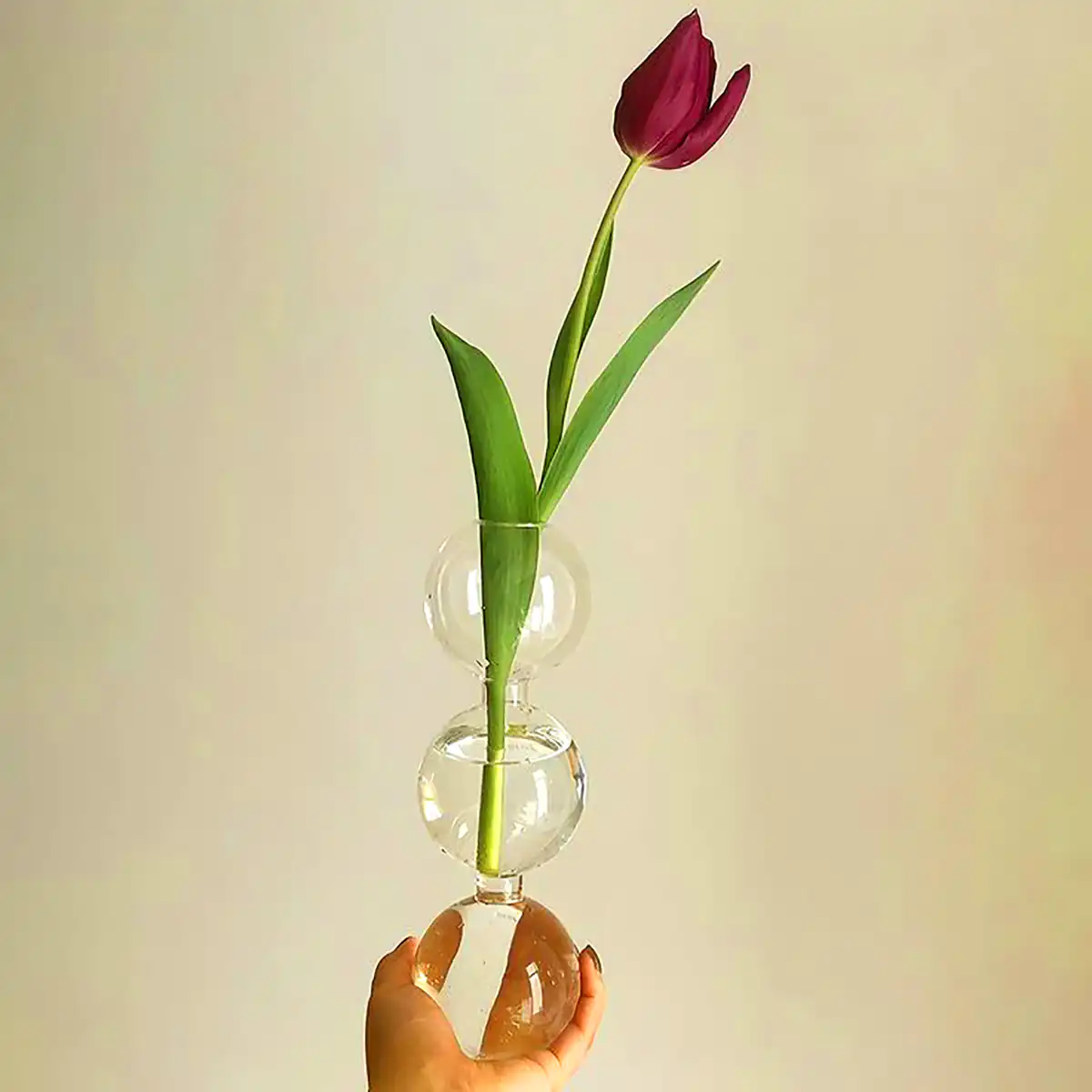 گلدون گرد استوانه ای رومیزی