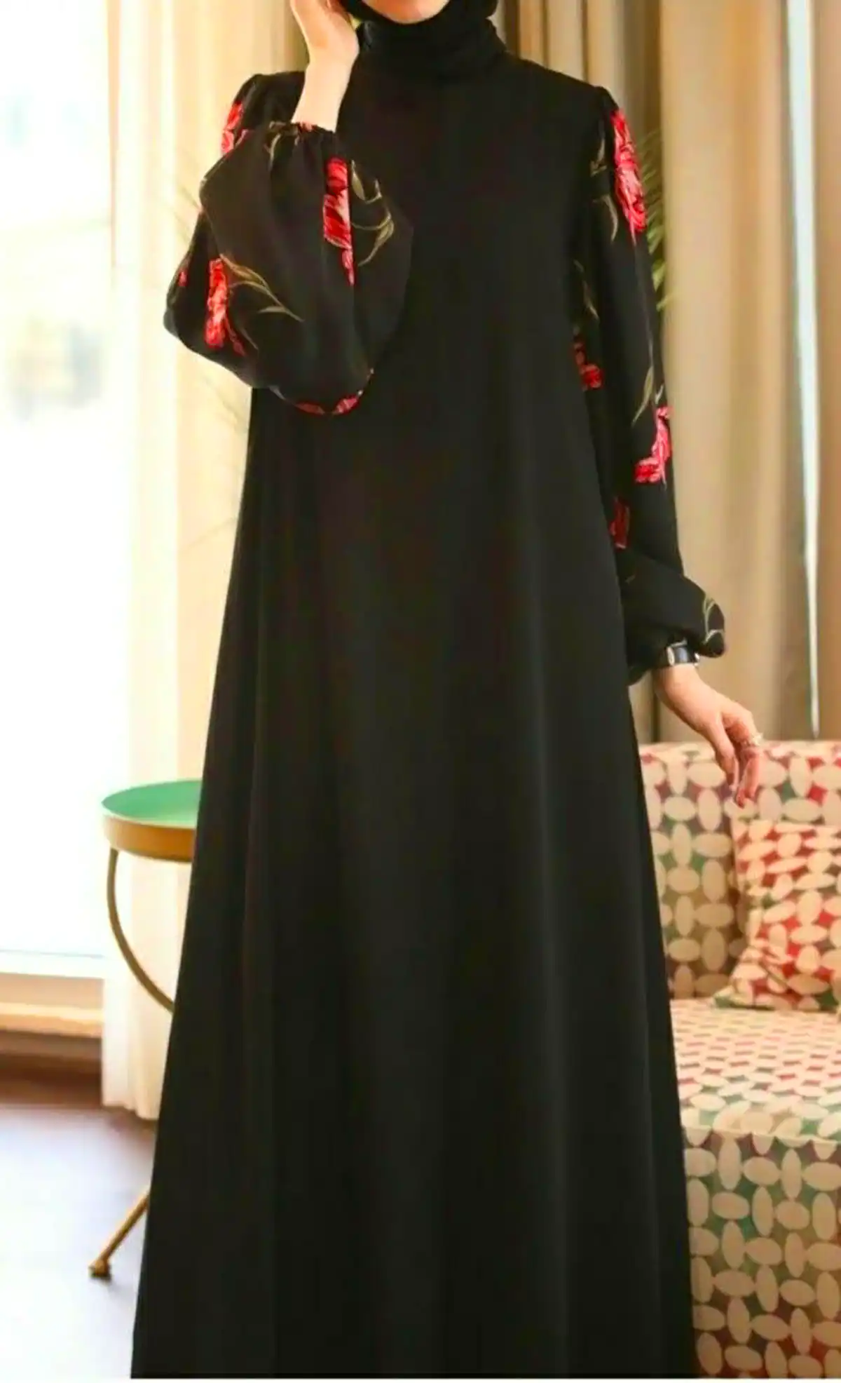 مانتو پیراهنی مدرن مشکی