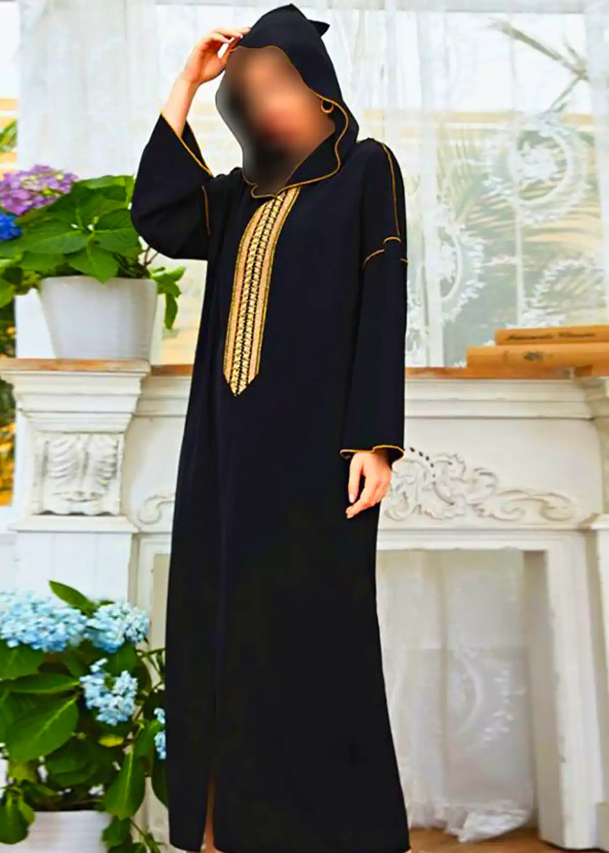 مانتو پیراهنی مدرن مشکی
