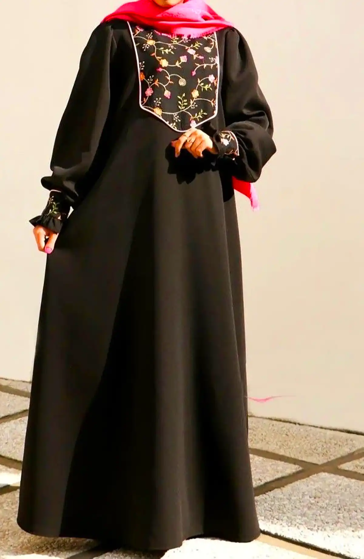 مانتو پیراهنی مدرن مشکی