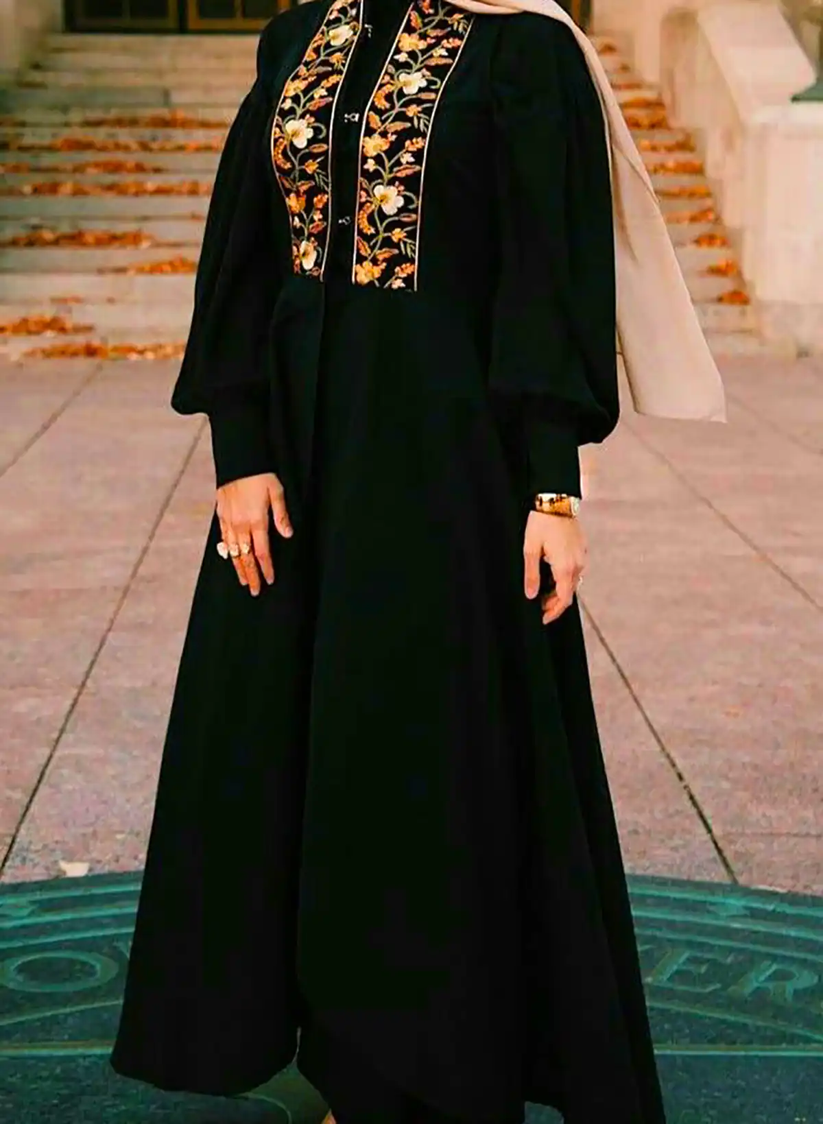 مانتو پیراهنی مدرن مشکی