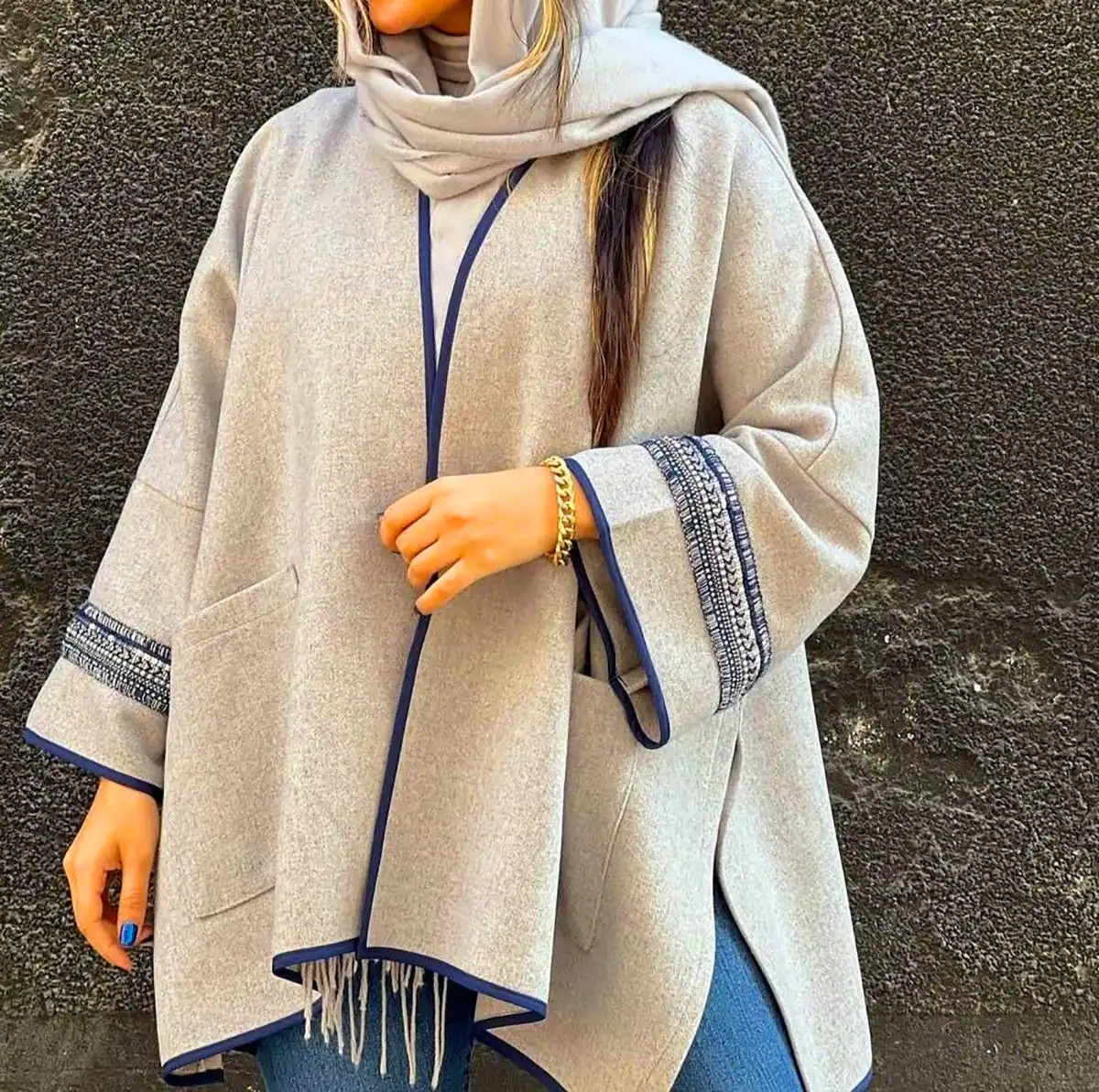 مانتو ضخیم و پائیزی