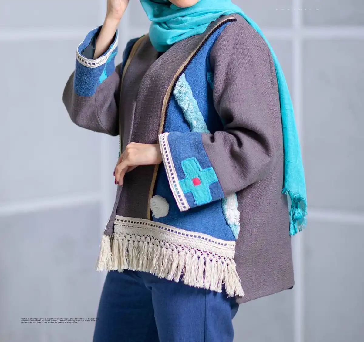 مانتو ضخیم و پائیزی