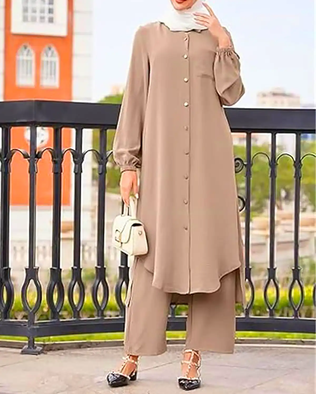 بلوز و شلوار نخی زنانه