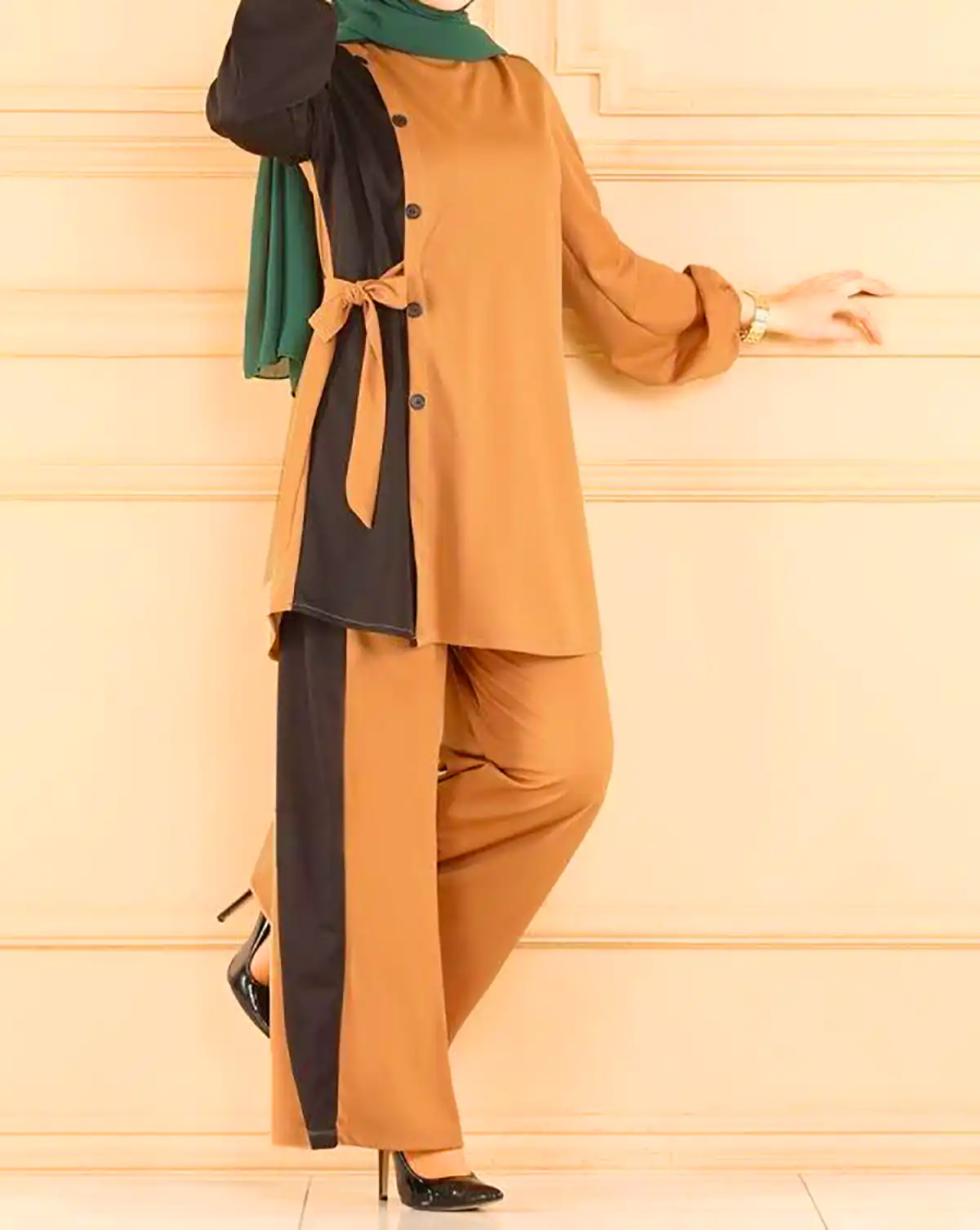 بلوز و شلوار نخی زنانه