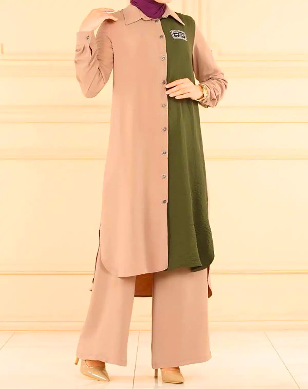 بلوز و شلوار نخی زنانه
