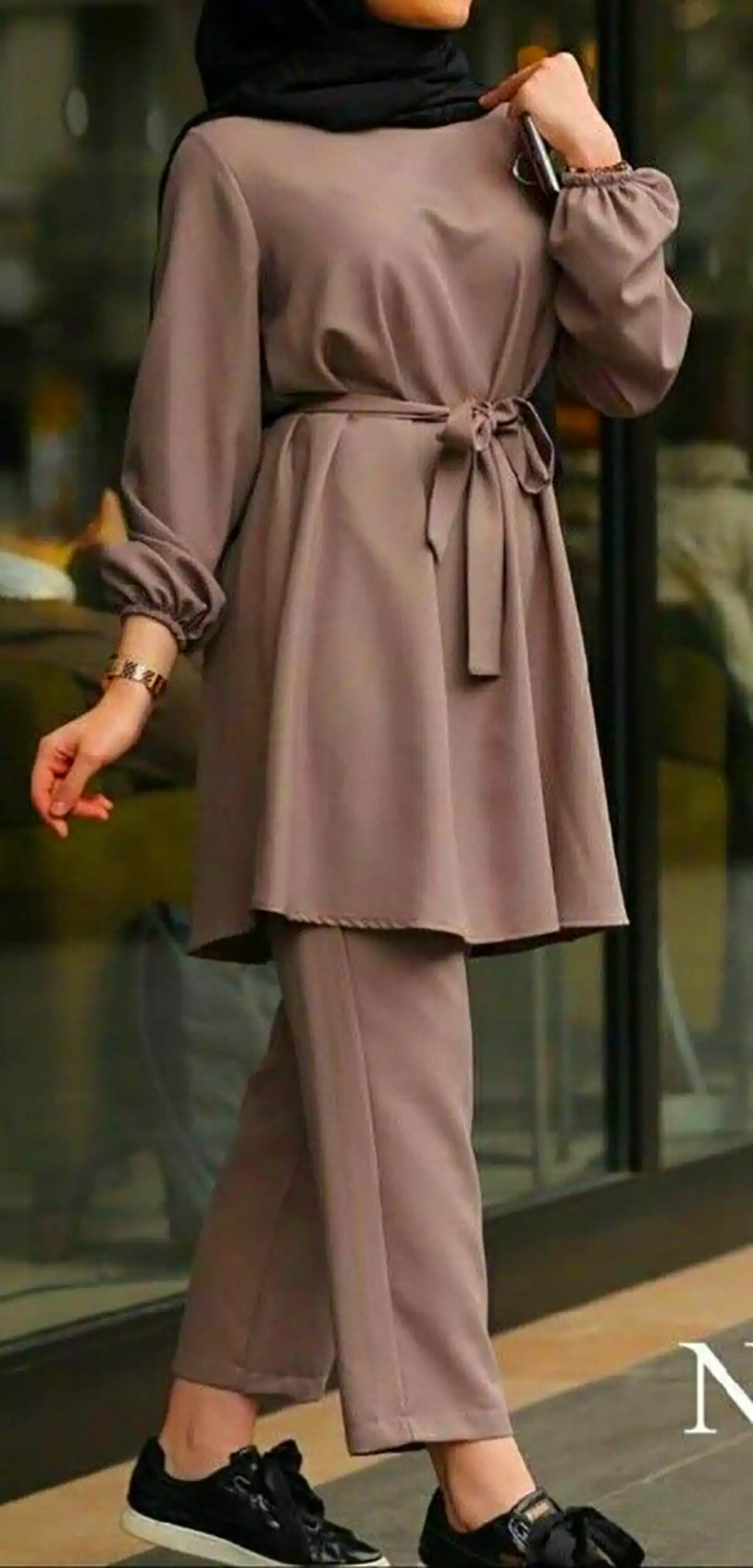 بلوز و شلوار نخی زنانه