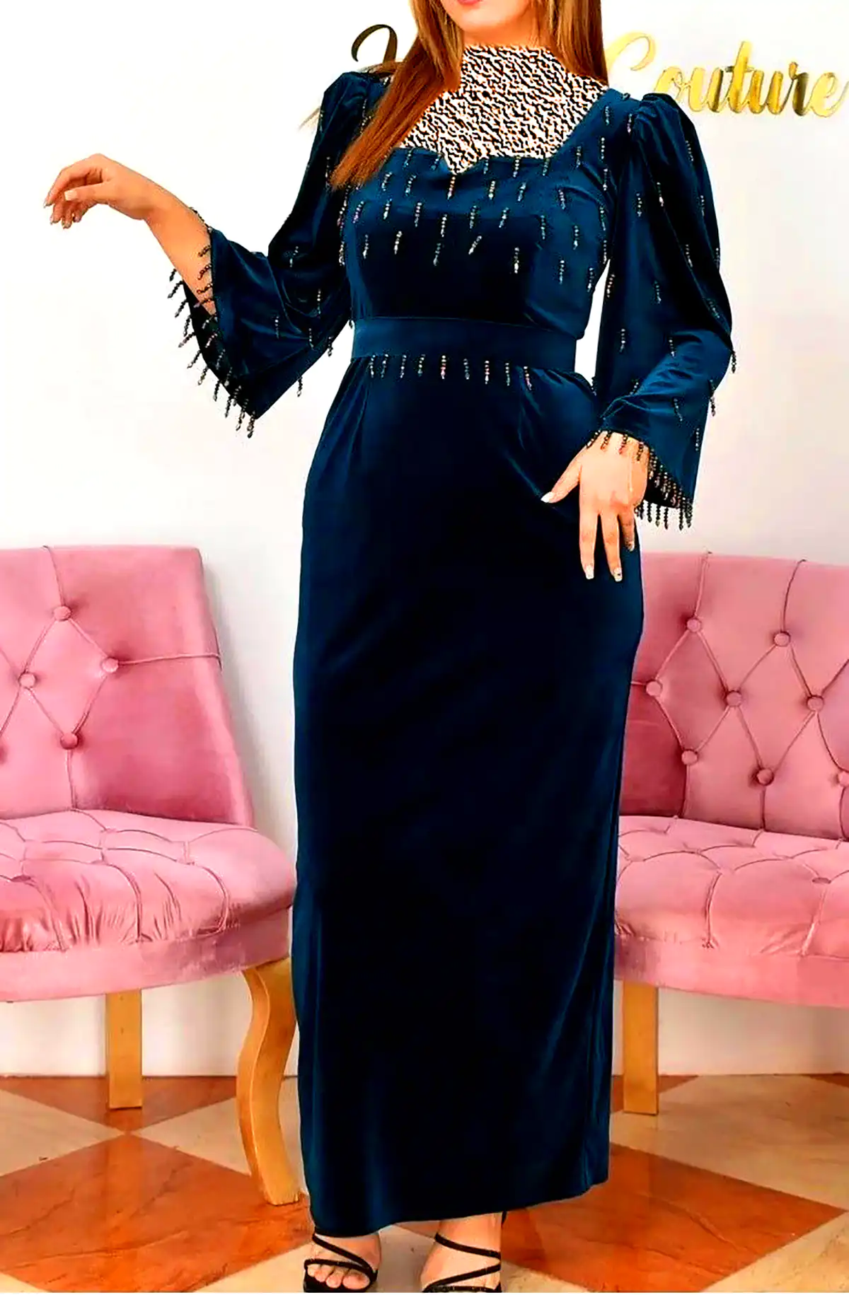 پیراهن مجلسی و شیک مخمل