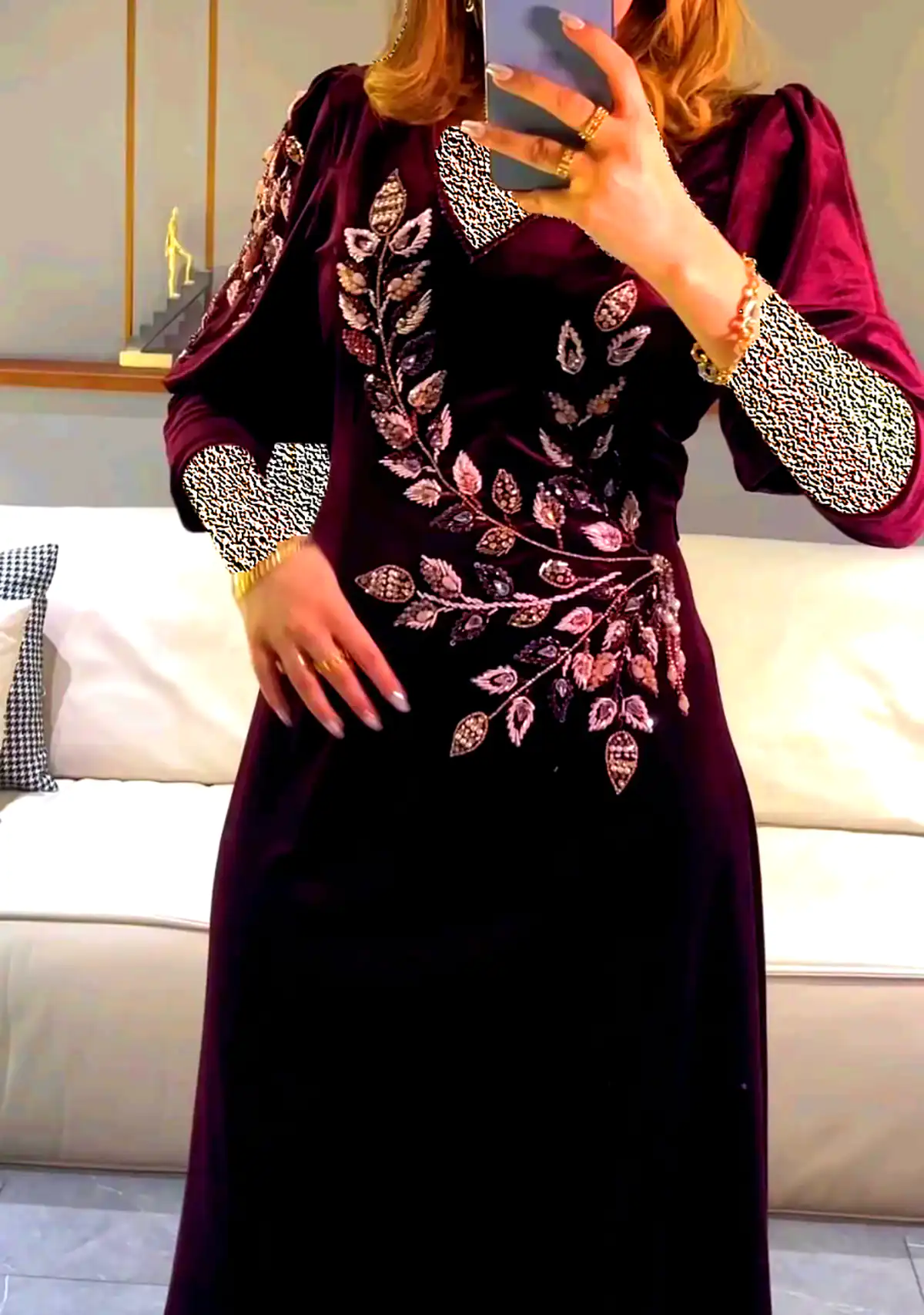 پیراهن مجلسی و شیک مخمل