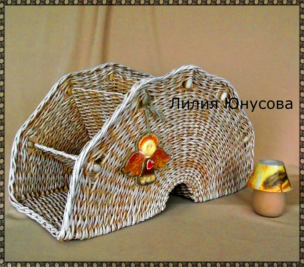 ارگانایزر حصیری رومیزی
