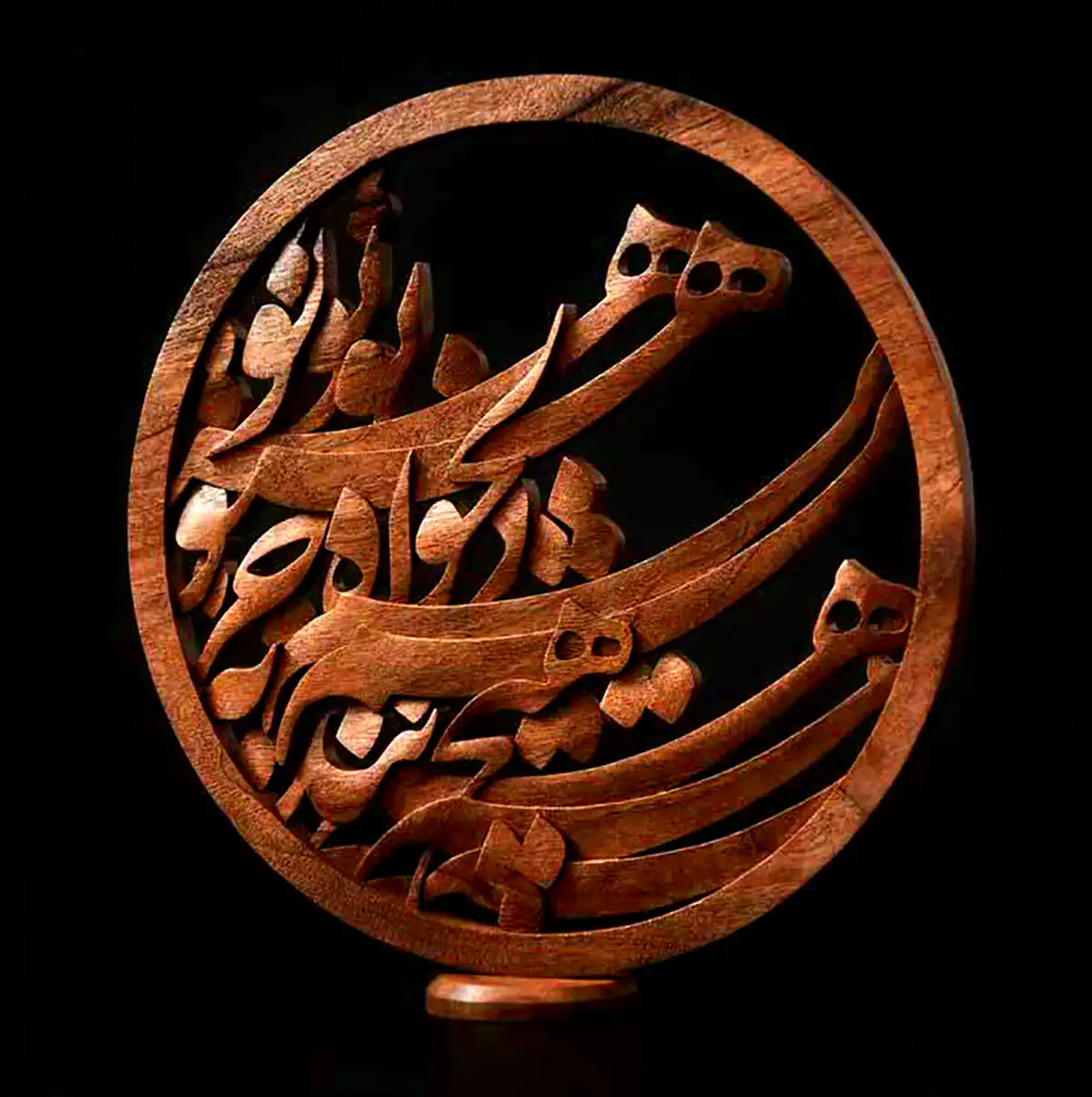 تابلو دکوری معرق چوب