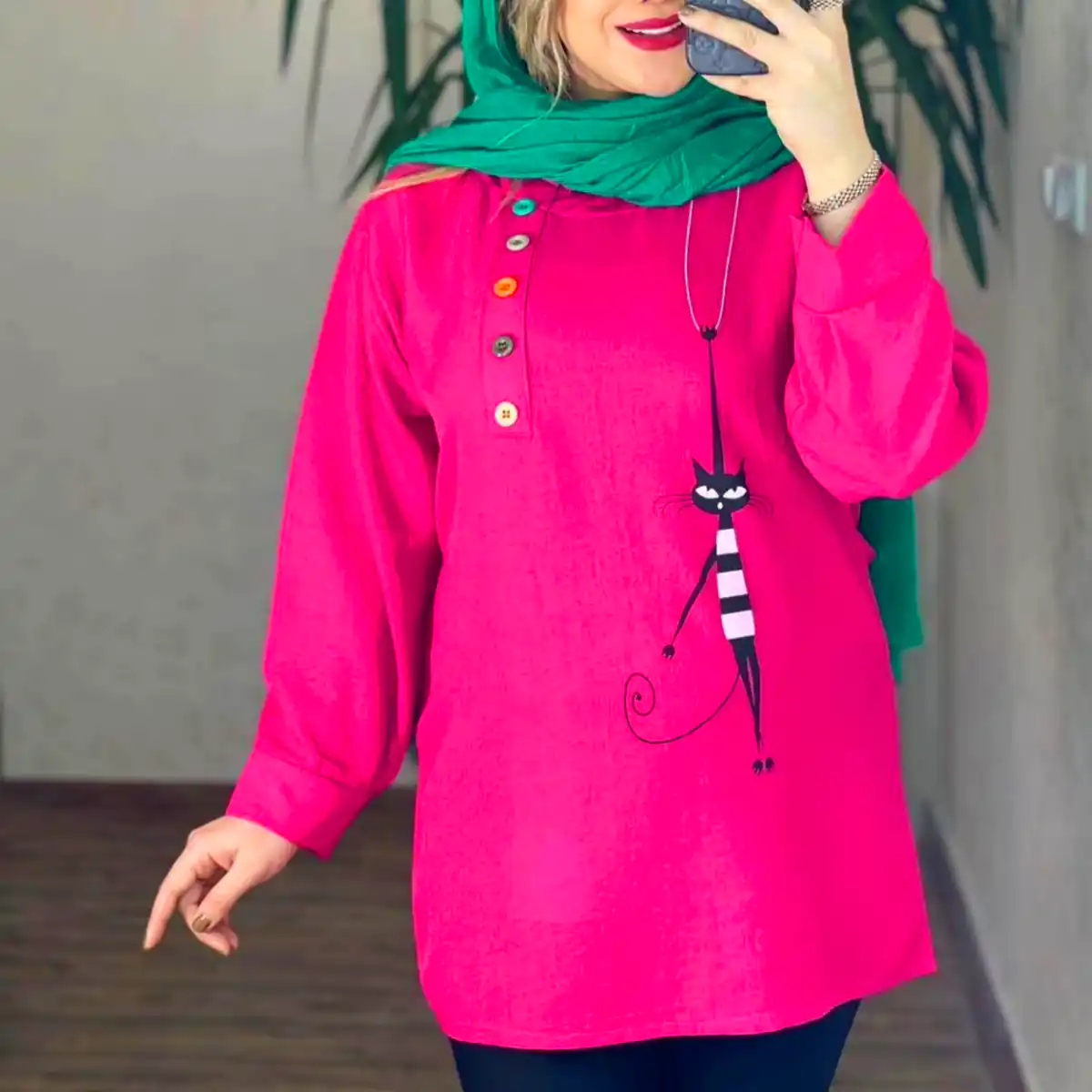 شومیز جلو بسته نخی