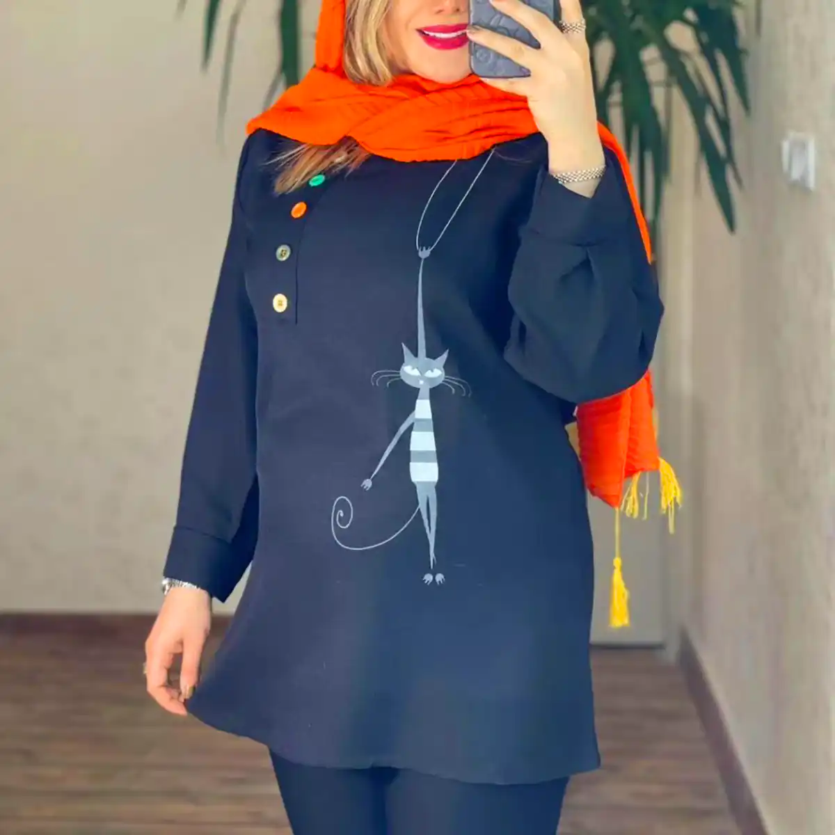 شومیز جلو بسته نخی