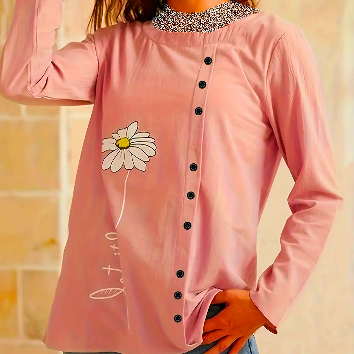 شومیز جلو بسته نخی