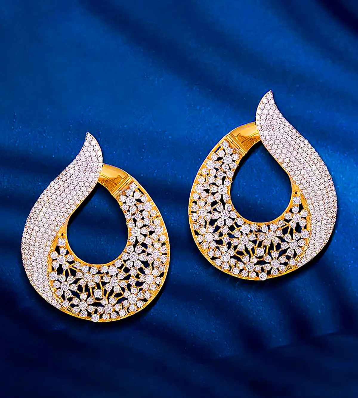 گوشواره برلیان دار لاکچری