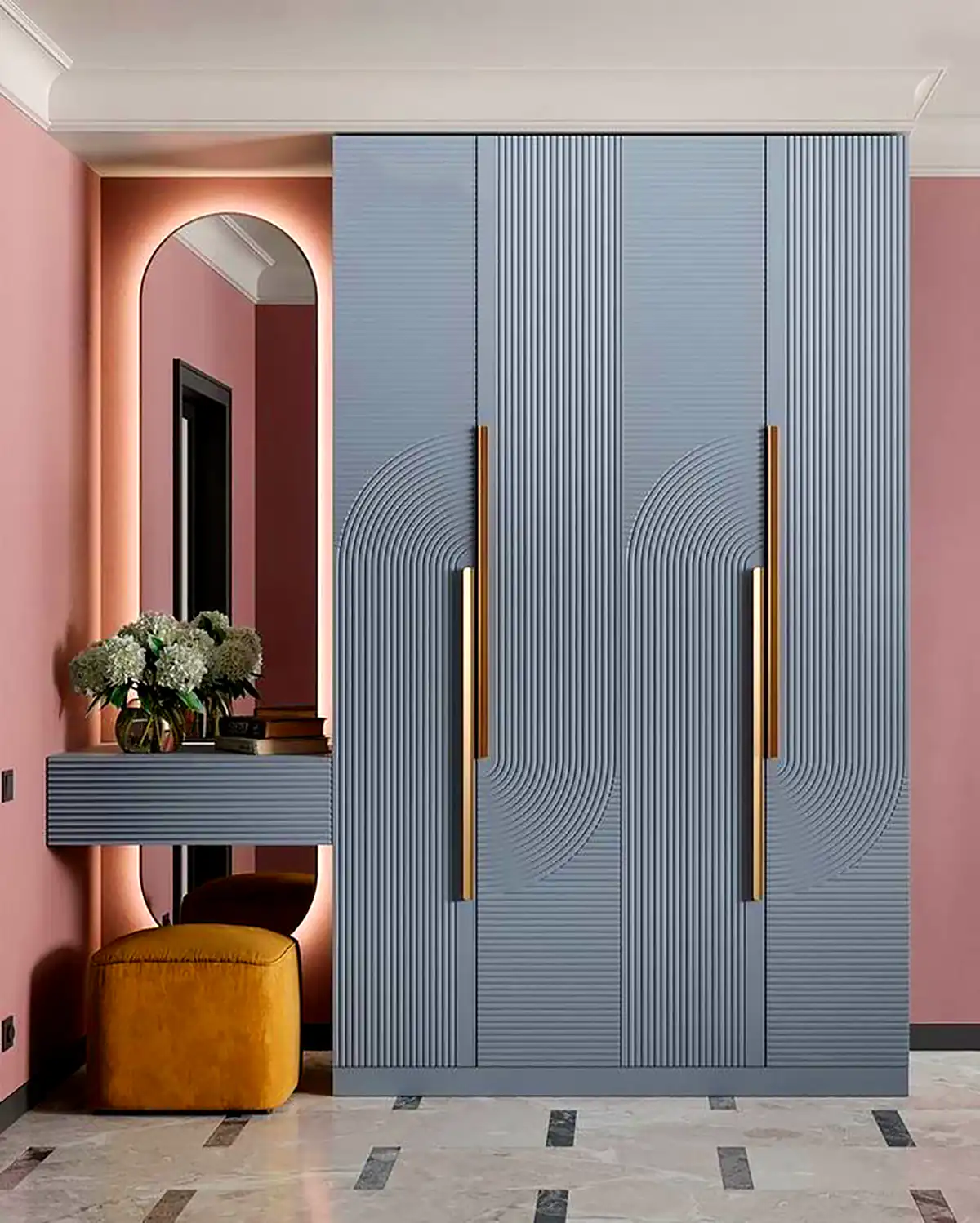 طرح جدید کمد دیواری