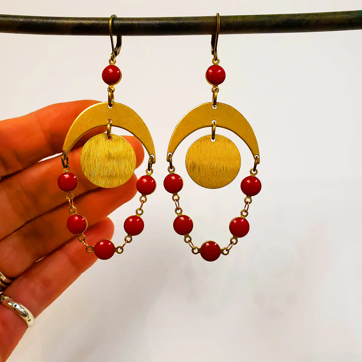 گوشواره مسی فوق العاده