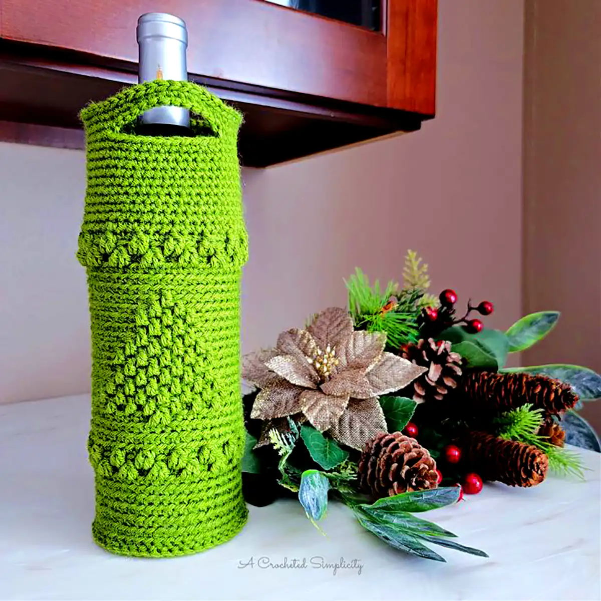 روکش بطری کریسمسی