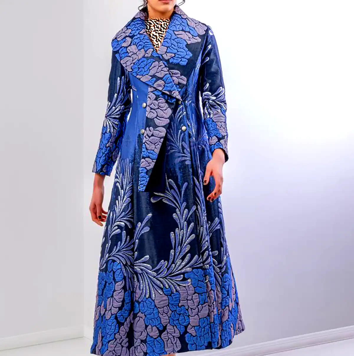 مانتو ژاکارد پترنی