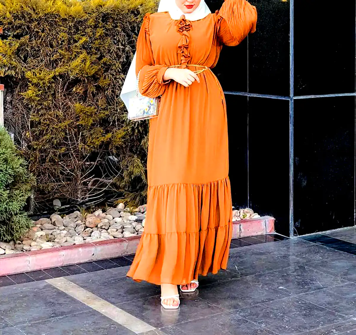 پیراهن شیک با حجاب