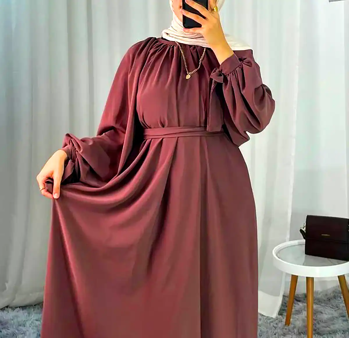 پیراهن شیک با حجاب