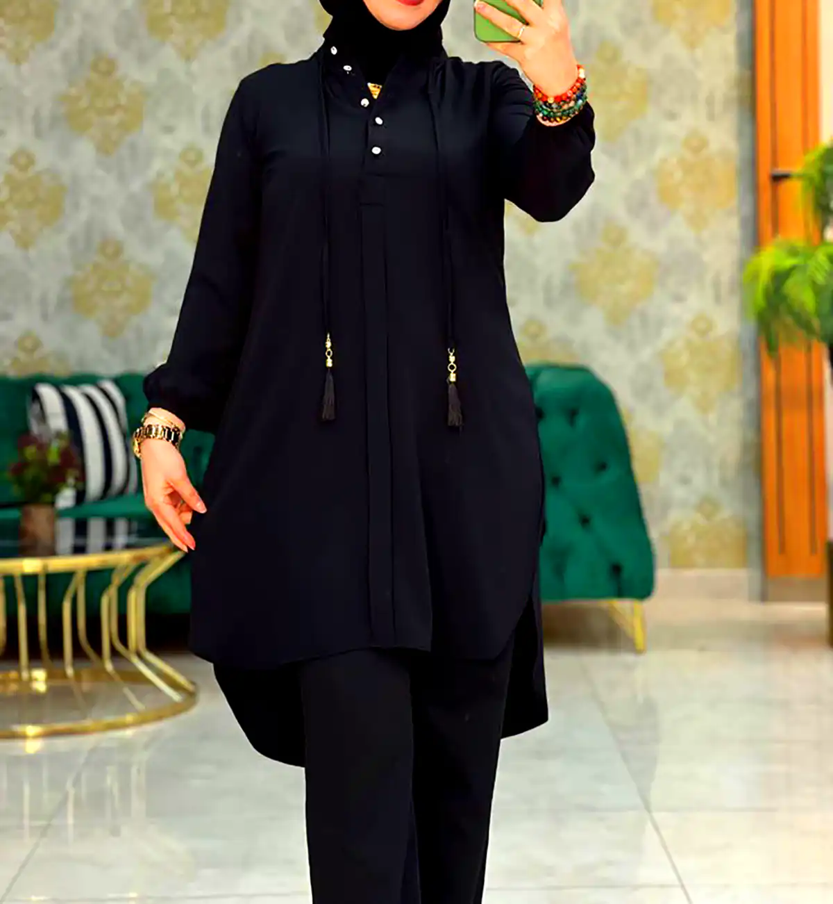 ماکسی بیرونی مشکی