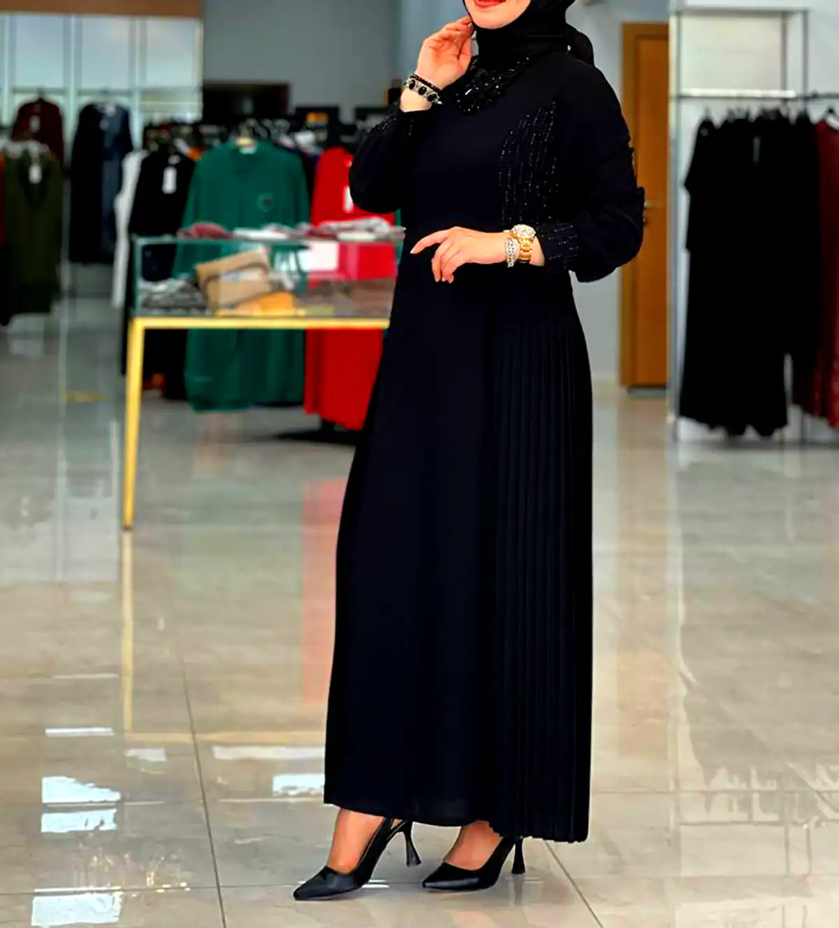 ماکسی بیرونی مشکی