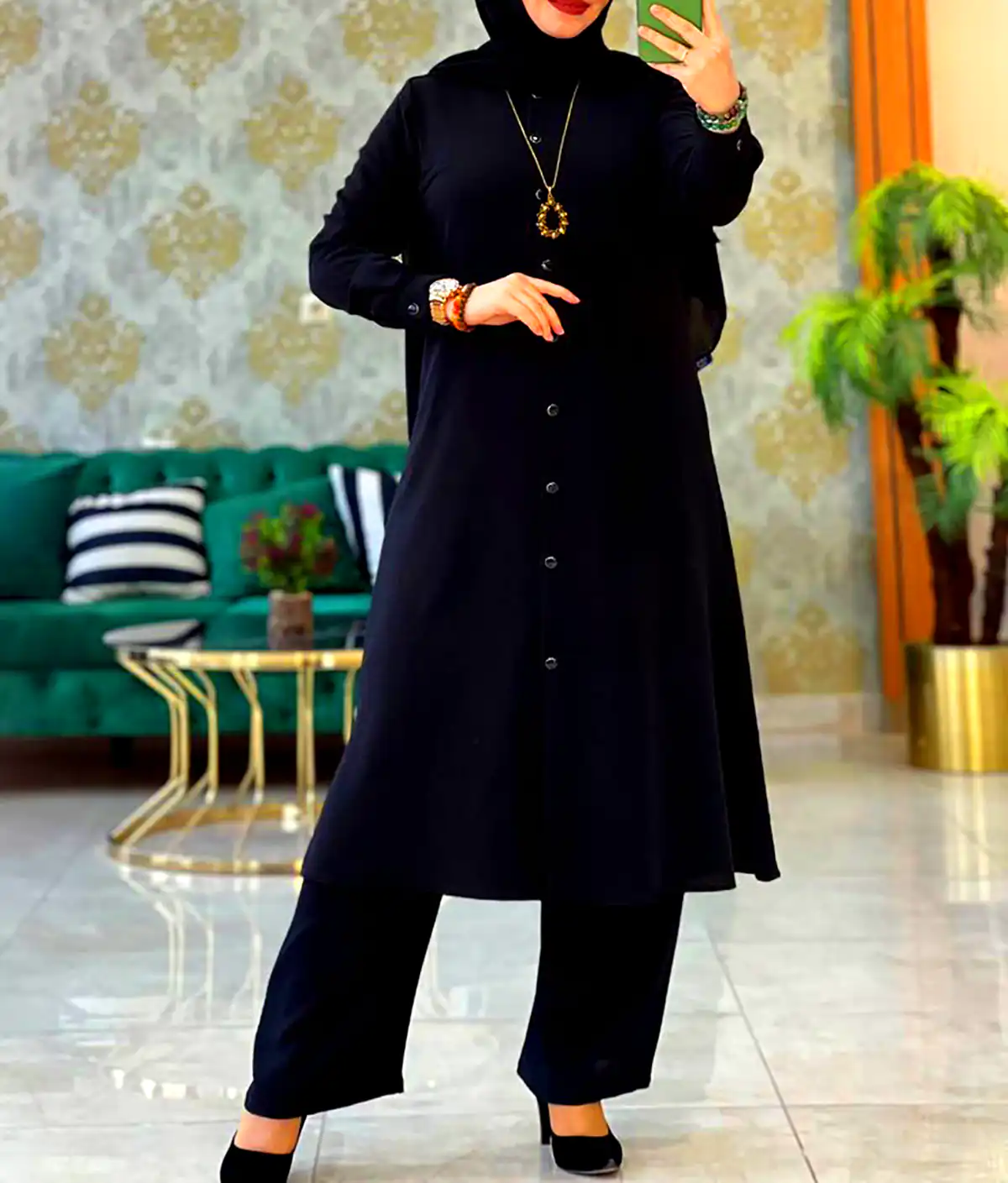 ماکسی بیرونی مشکی