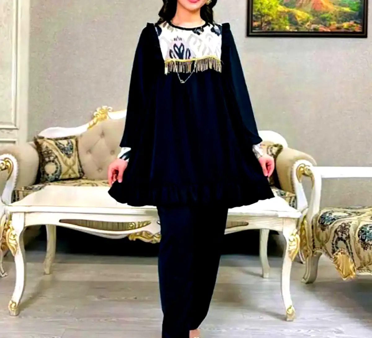 بلوز شلوار رنگی شیک