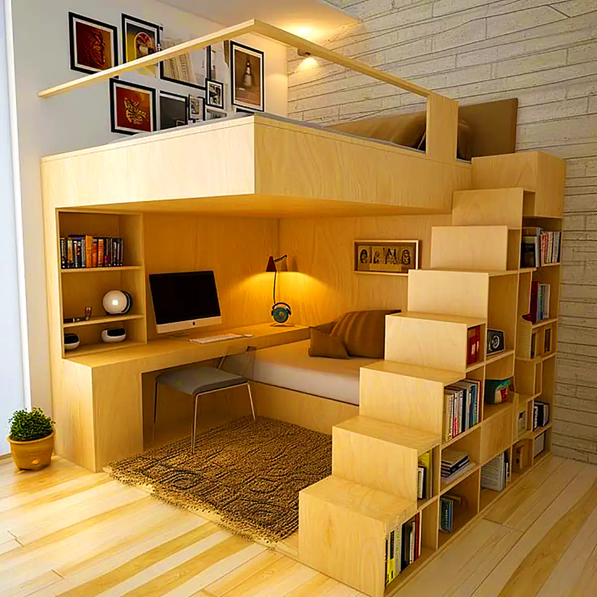 تخت دو طبقه تینیجری
